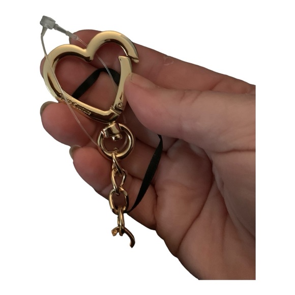 Juicy Couture Shiny Black Trifold Wallet With Key Hook Or To Clip To Pocket! NEW - Picture 10 of 13